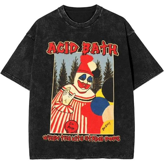 ACID Music BATH Music Shirts Funny Graphic Vintage T-Shirt Mens Womens Cotton Crew Neck Retro Casual Tee Tops