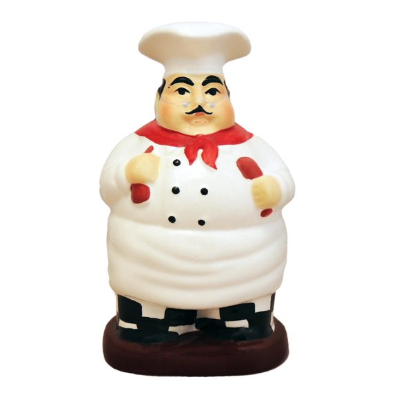 ACK Bistro Chef Hand Painted Ceramic Utensil Jar, Utensil Holder, Utensil Crock, Modern Kitchen Decor, Kitchen Storage for for Spoon, Ladle, Spatula and More Y101