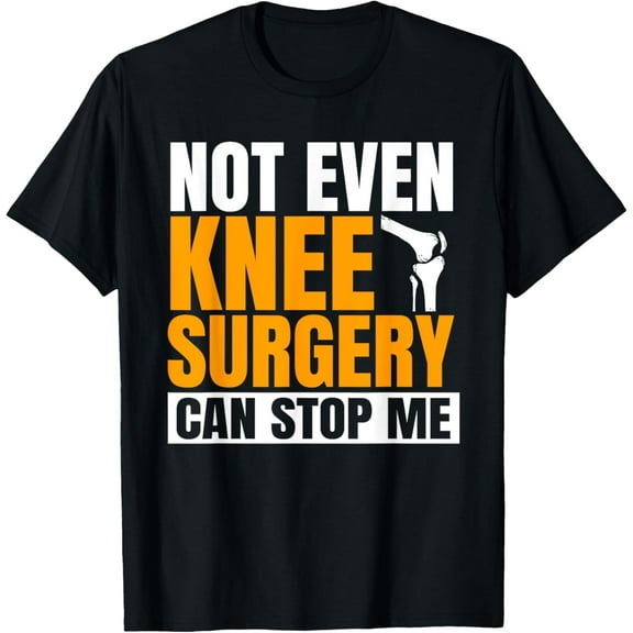 ACL Surgery Knee Reconstruction Replacement Can't Stop Me T-Shirt100% cotton