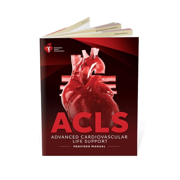 ACLS PROVIDER MANUAL-W/REFERENCE CARDS @#25-1106 Unopened shrink wrapped copies ONLY.@, 9781684722952, 1684722950, Paperback,