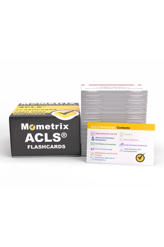 ACLS Study Cards 2026-2027: ACLS Exam Prep and Practice Test Questions [Full Color Cards]