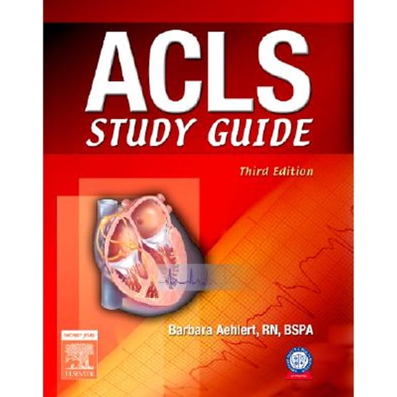 ACLS Study Guide (Paperback) by Barbara J Aehlert