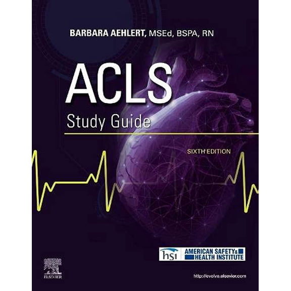 Pre-Owned ACLS Study Guide (Paperback) 032371191X 9780323711913