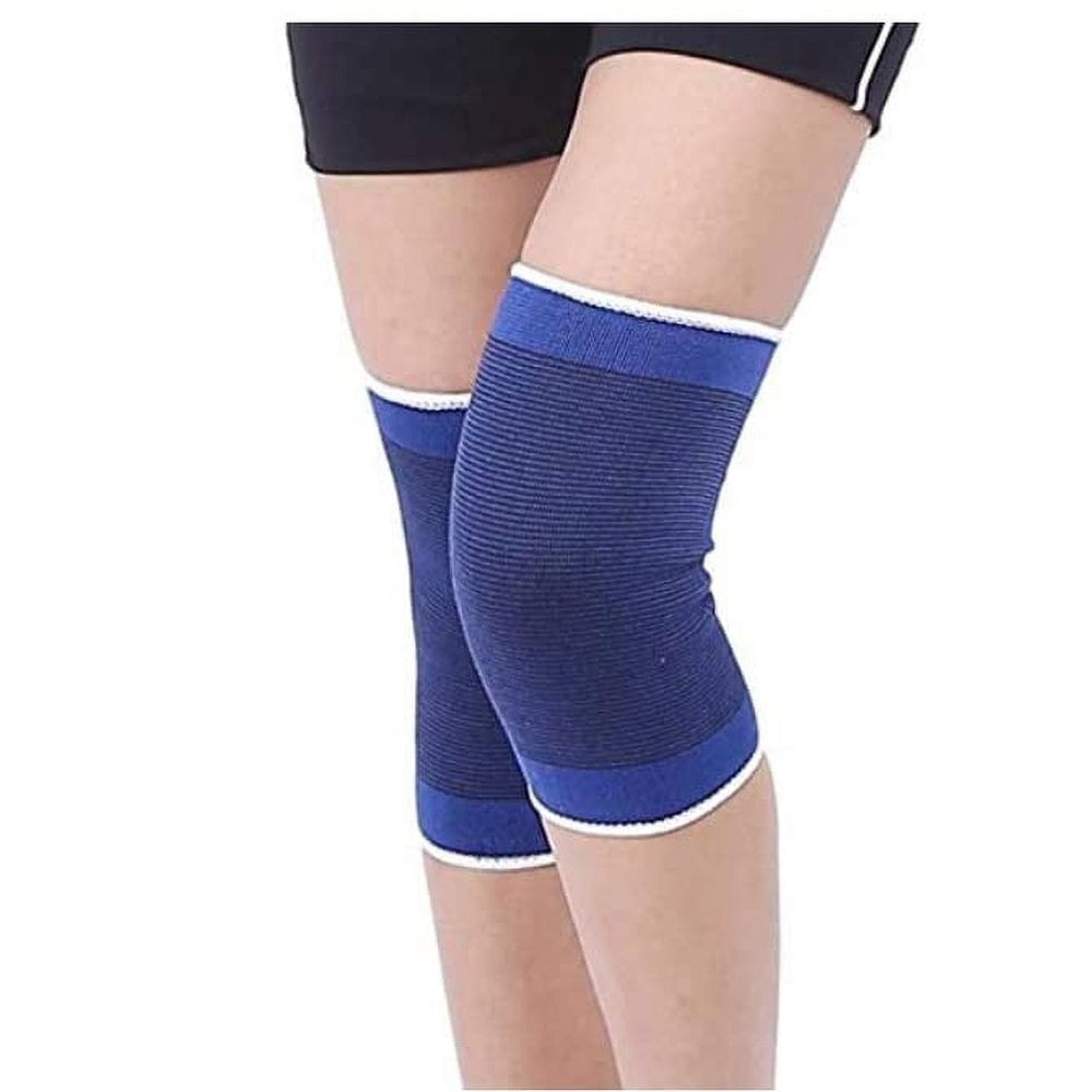 ACMDL 2 x Blue Knee Supports Lightweight Compression Bandages for Joint