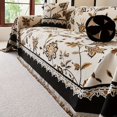ACMDL KKHZ Vintage Style Sofa Throw Covers Machine Washable Chenille