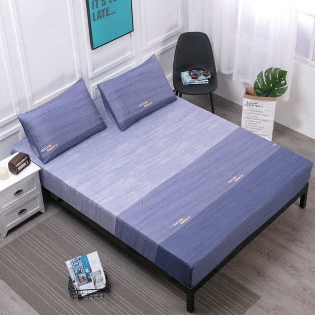 ACMDL New Polyester Printed Bed Fitted Sheet Elastic Allround Mattress Cover Hot Sale Home