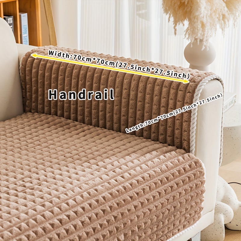 ACMDL PetFriendly Velvet Sofa Cover 3/4Seater Thickened Nonslip