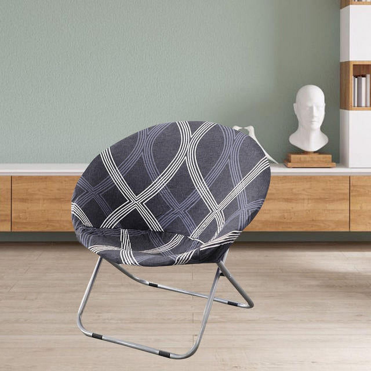 ACMDL Round Saucer Chair Cover for Room Chairs Covers for Chairs