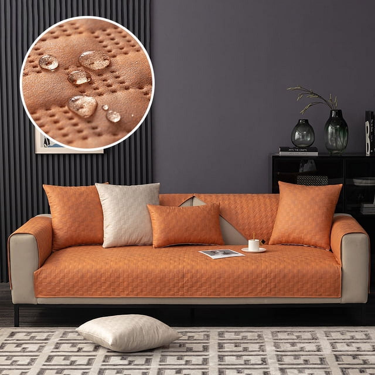 ACMDL Sofa Cushion Anticat Scratch Universal Nonslip Nonstick Sofa