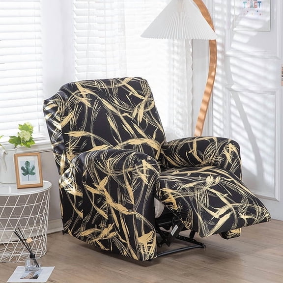 ACMDL  in 1 Split Recliner Sofa Cover Stretch Floral Print Spandex Lazy Boy Armchair Slipcovers Couch Covers for Living Room