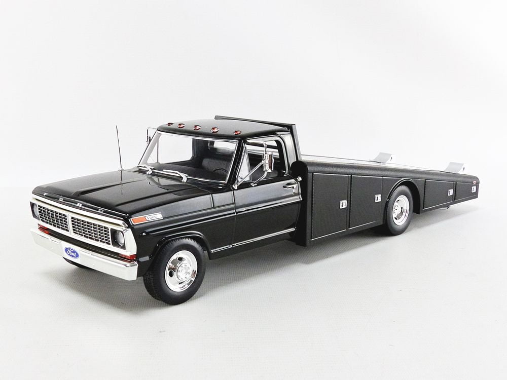 Miniature Ford F 350 RAMP TRUCK 1970 - ACME échelle 1/18