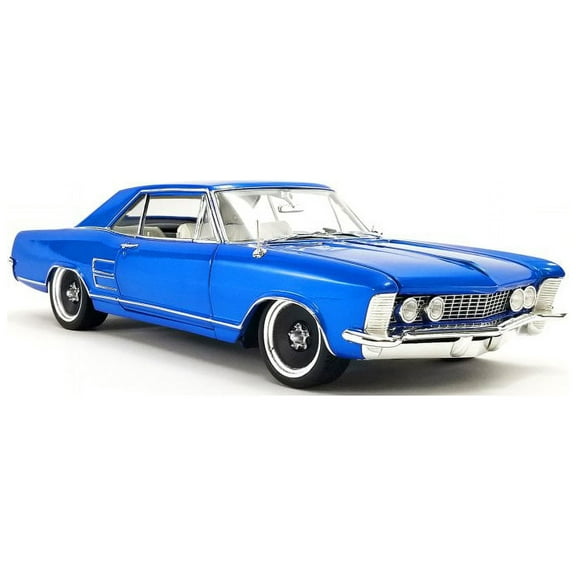 ACME 1964 Buick Riviera Cruiser Diecast Model Toy Car, Plastic Blue