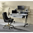 thumbnail image 1 of ACME Suitor Wooden Top Music Recording Studio Desk in White and Black, 1 of 7