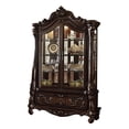 thumbnail image 1 of ACME 61158 2 Piece Versailles Curio Cabinet - Cherry Oak - 92 x 54 x 21 in., 1 of 4