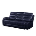 thumbnail image 1 of ACME Aashi Motion Sofa, Navy Leather-Gel Match, 1 of 5