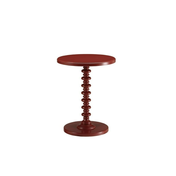 Acme Furniture Acton Side Table, Red