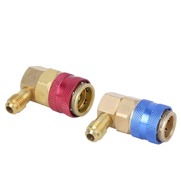 ACME Adapter Quick Connectors, R134A Air Conditioning Service Port, Easy Install, Leak,Proof Design