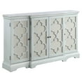 thumbnail image 1 of ACME Adelle Console Table with Door in Light Teal, 1 of 5