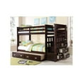 thumbnail image 1 of ACME Allentown Twin/Twin Bunk Bed with Storage Ladder & Trundle in Espresso, 1 of 6