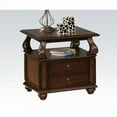 thumbnail image 1 of ACME Amado Rectangular 2-Drawer Wooden End Table with Open Shelf in Walnut, 1 of 5