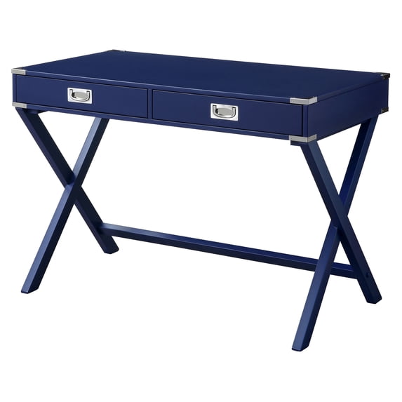 ACME Amenia Writing Desk in Navy Blue