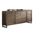 thumbnail image 1 of ACME Andria Rectangular 6-Drawer Dresser with Sled Leg in Reclaimed Oak Wood, 1 of 6