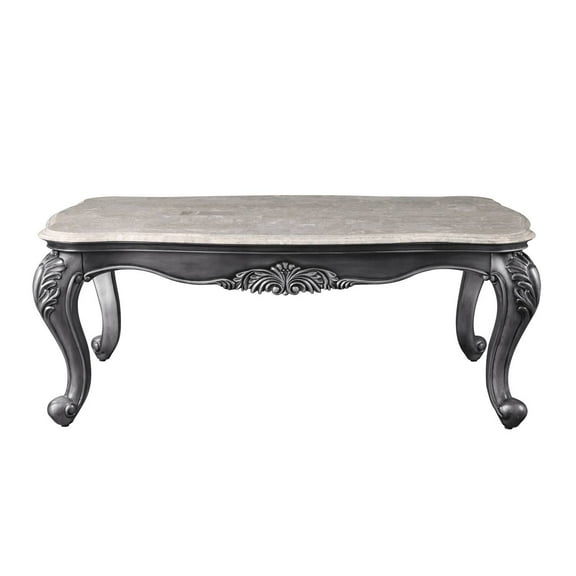 Coffee Table, Marble & Platinum