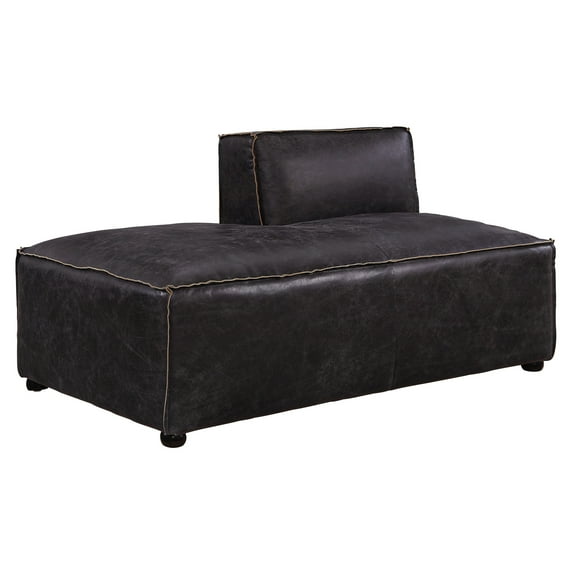 ACME Birdie Modular Armless Chaise in Antique Slate