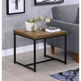 thumbnail image 1 of ACME Bob End Table in Weathered Oak & Black 80617, 1 of 5