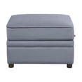 thumbnail image 1 of ACME Bois II Velvet Storage Ottoman in Gray, 1 of 6