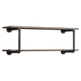 thumbnail image 1 of ACME Brantley Wall Rack in Antique Oak and Sandy Gray, 1 of 3