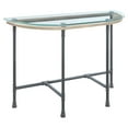 thumbnail image 1 of ACME Brantley Sofa Table in Clear and Sandy Gray, 1 of 4