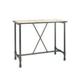 thumbnail image 1 of ACME Caitlin Bar Table, Rustic Oak and Black, Chairs Sold Separately, 1 of 2