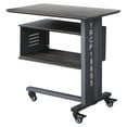 thumbnail image 1 of ACME Cargo Accent Table with Caster Wheels in Gunmetal, 1 of 9