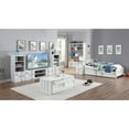thumbnail image 1 of ACME Cargo Bookshelf & Ladder (TV Stand) in White, 1 of 5