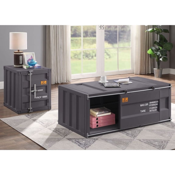 ACME Cargo Coffee Table, Gunmetal