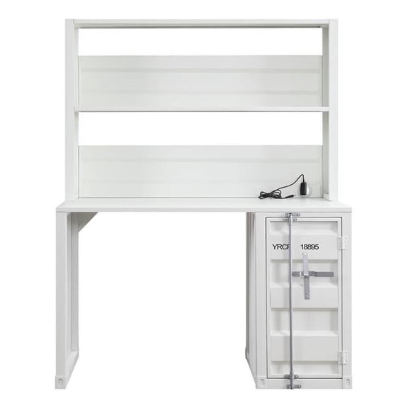 Desk & Hutch - White Tianjin