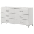 thumbnail image 1 of ACME Casilda 6-Drawer Rectangular Dresser in White, 1 of 5