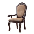 thumbnail image 1 of ACME Chateau De Ville Traditional Arm Chair (Set-2), Espresso fabric, 1 of 8