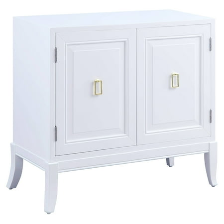ACME Clem Console Table with Door in White