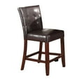 thumbnail image 1 of ACME Counter Height Chair in Espresso and Walnut (Set of 2), 1 of 7