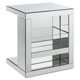 thumbnail image 1 of ACME Dominic Rectangular Accent Table in Mirrored, 1 of 5
