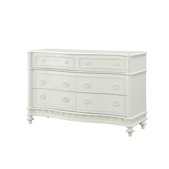 Acme Furniture Dorothy Dresser, Ivory Finish