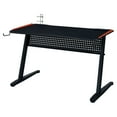 thumbnail image 1 of ACME Dragi Gaming Table with USB Port in Black and Red, 1 of 7