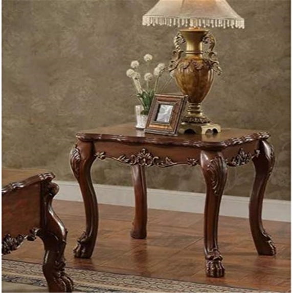 ACME Dresden End Table, Cherry Oak
