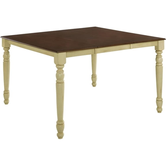 ACME Dylan Counter Height Table, Buttermilk & Oak