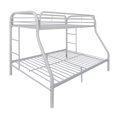 ACME Eclipse Industrial Bunk Bed (Twin/Full), White Metal