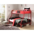 ACME Eclipse Twin/Full Bunk Bed, Red