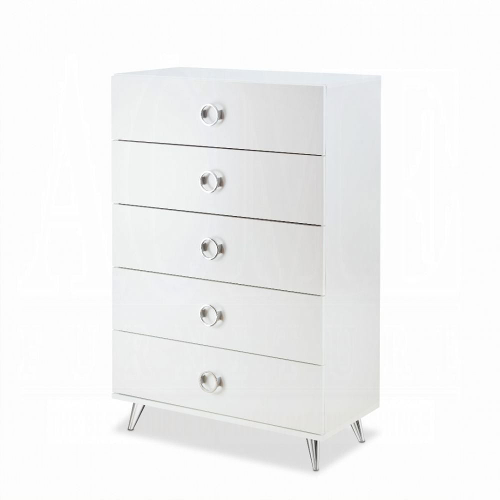 Acme Furniture Elms Dresser White Finish