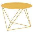 thumbnail image 1 of ACME Epidia Round Accent Table in Yellow, 1 of 6